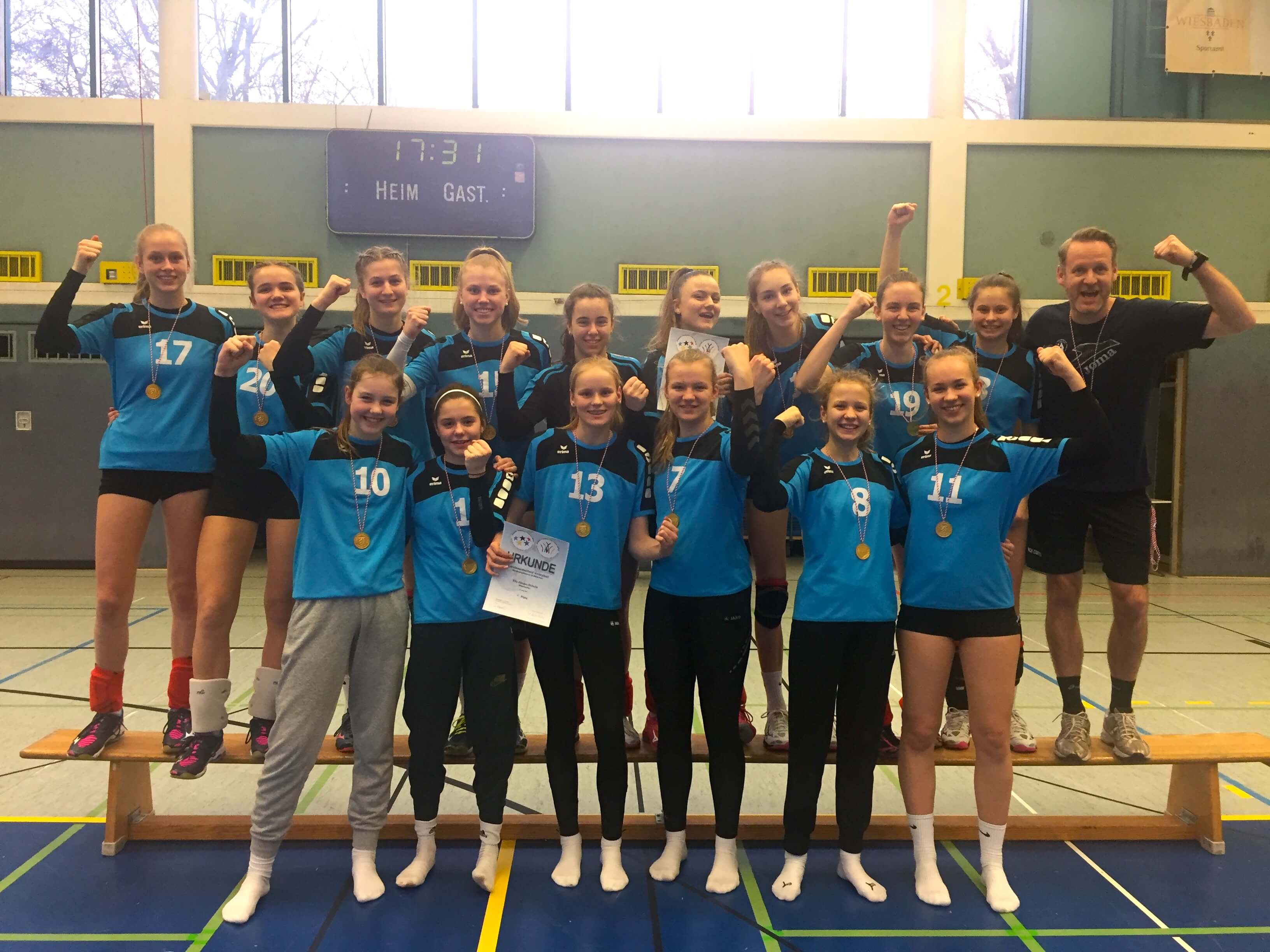 Read more about the article Doppelte Titelverteidigung beim Landesentscheid Volleyball