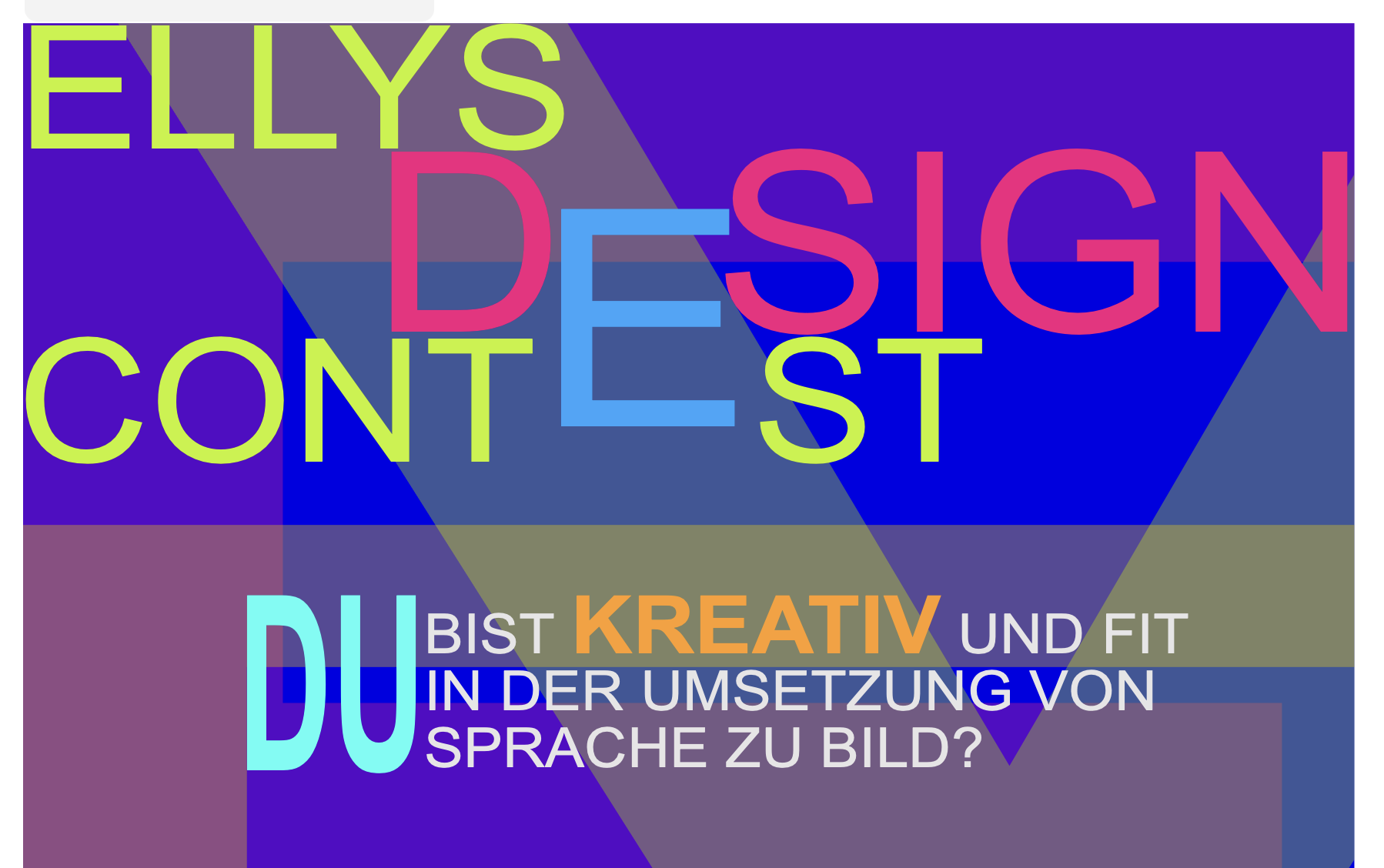 Read more about the article Ellys Design Contest — Schülerwettbewerb zum Leitbild fürs Schulprogramm